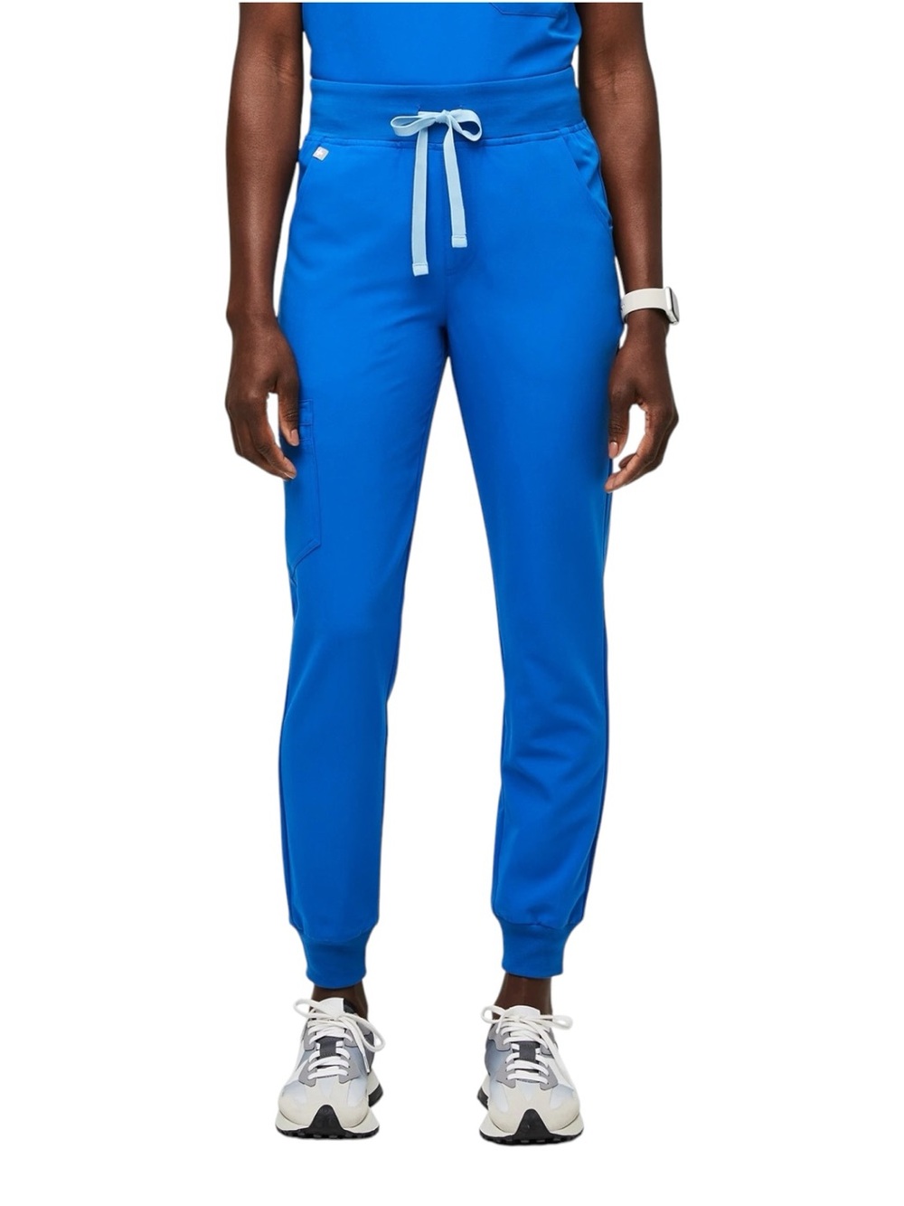 FIGS Zamora High-Rise Jogger Scrub Pants Women’s XXS Petite Royal Blue NWT